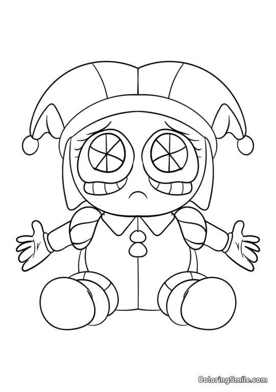 Pomni Cavernosa Pomni Cavernosa - Página para Colorir