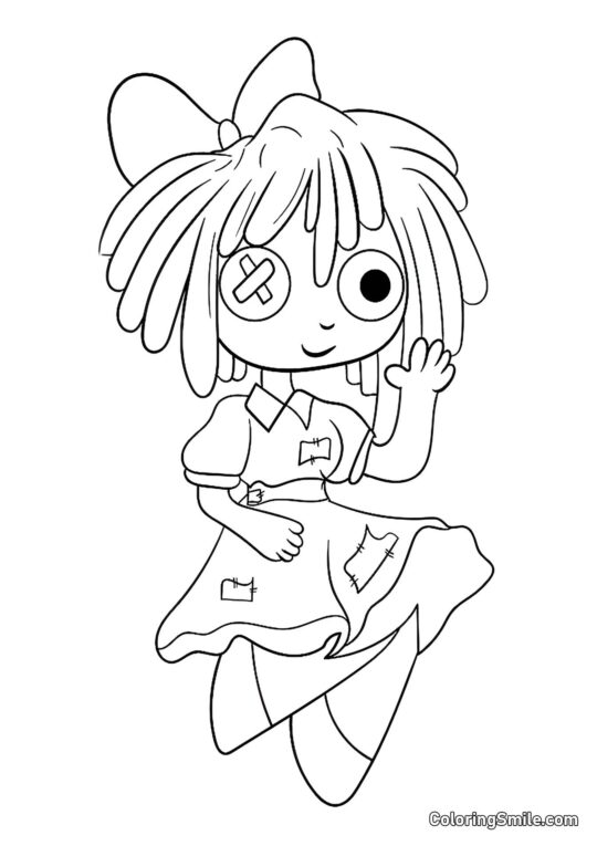 Ragata Fofa Ragata Fofa - Página para Colorir