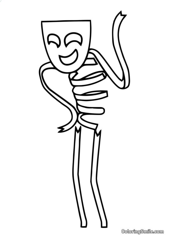 Gangl Faz um Gesto com a Mão Gangl Faz um Gesto com a Mão - Página para Colorir