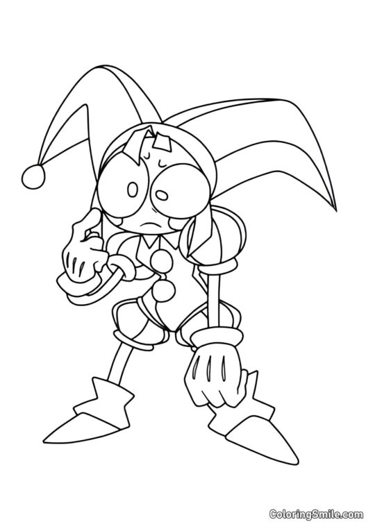 Pomni em um Neadumeniya Pomni em um Neadumeniya - Página para Colorir