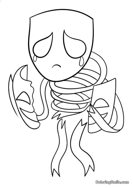 Gangl Neschastnaya Gangl Neschastnaya - Página para Colorir