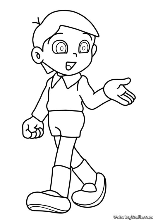 Hidetoshi Dekisugi - Página para Colorir