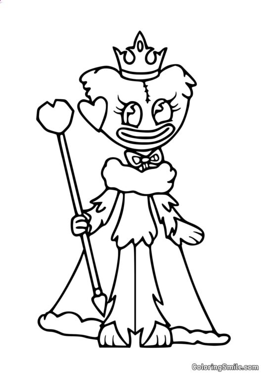 Rainha Kissy Missy Rainha Kissy Missy - Página para Colorir