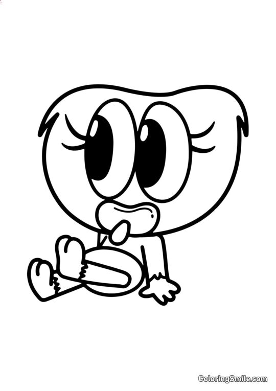 Bebê Kissy Missy Bebê Kissy Missy - Página para Colorir