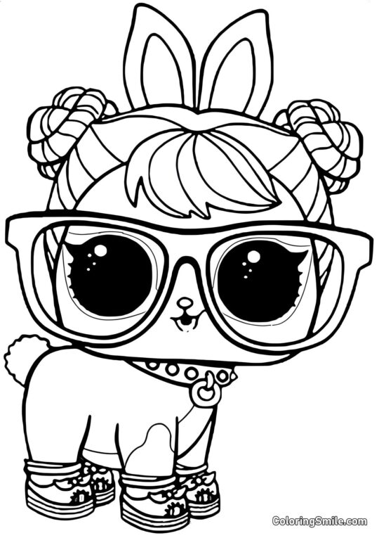 LOL coelho de estimação Bon Bon Hop Hop - Página para Colorir