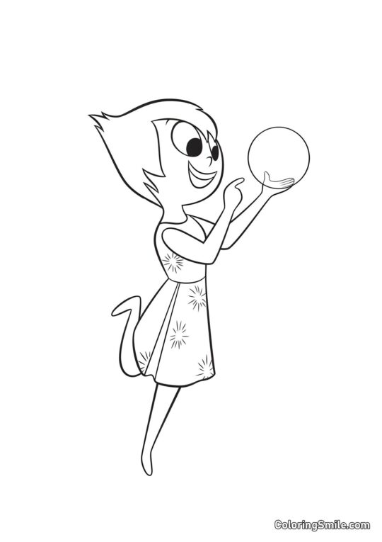 Alegria e orbe - Página para Colorir