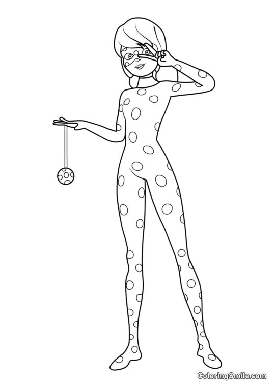 Joaninha em Tamanho Real Joaninha em Tamanho Real - Página para Colorir