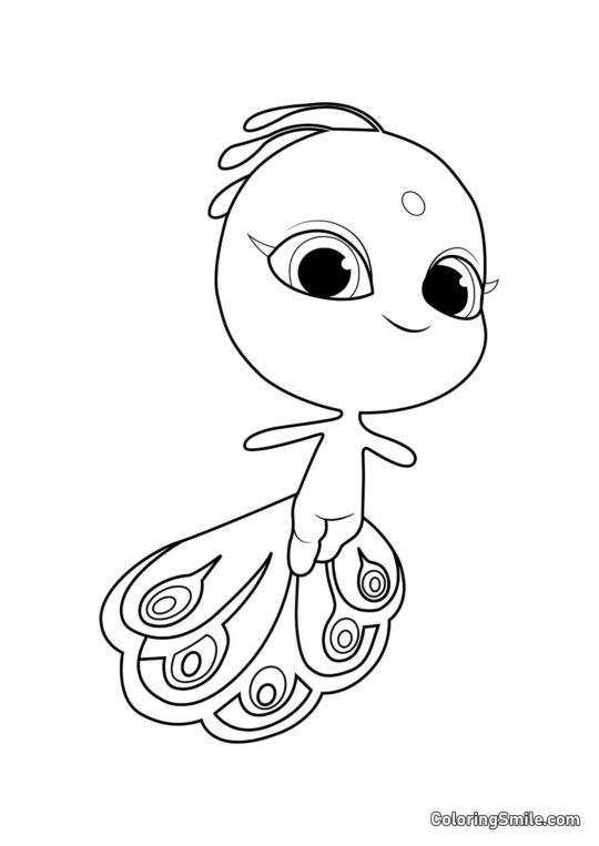 Duusu — Kwami da Emoção Duusu — Kwami da Emoção - Página para Colorir