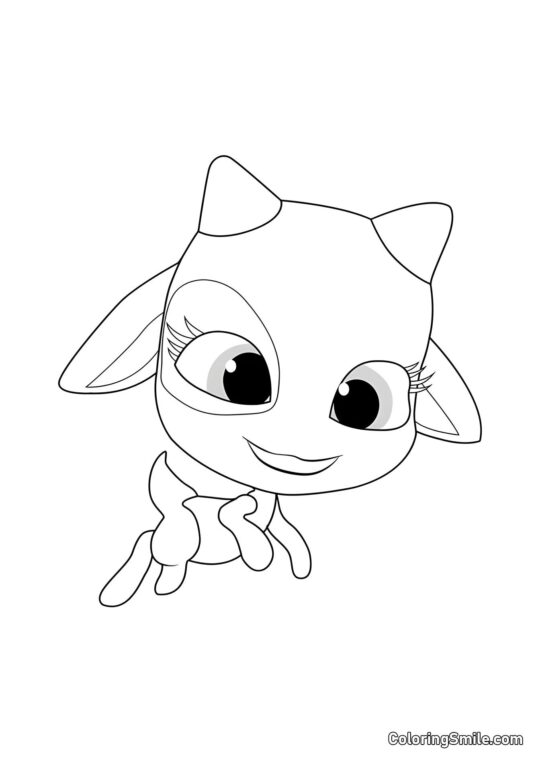 Ziggy — Kwami da Paixão Ziggy — Kwami da Paixão - Página para Colorir