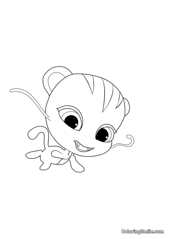 Roaar — Kwami do Fortalecimento Roaar — Kwami do Fortalecimento - Página para Colorir