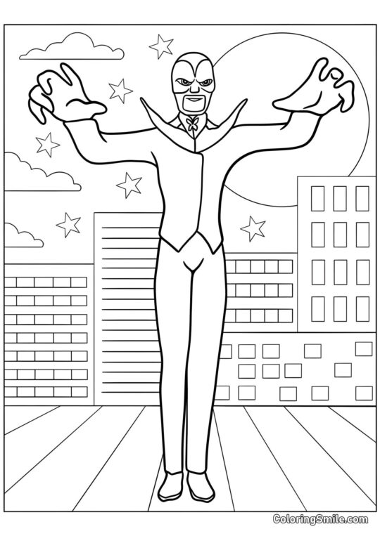 Hawk Moth Maligno Hawk Moth Maligno - Página para Colorir