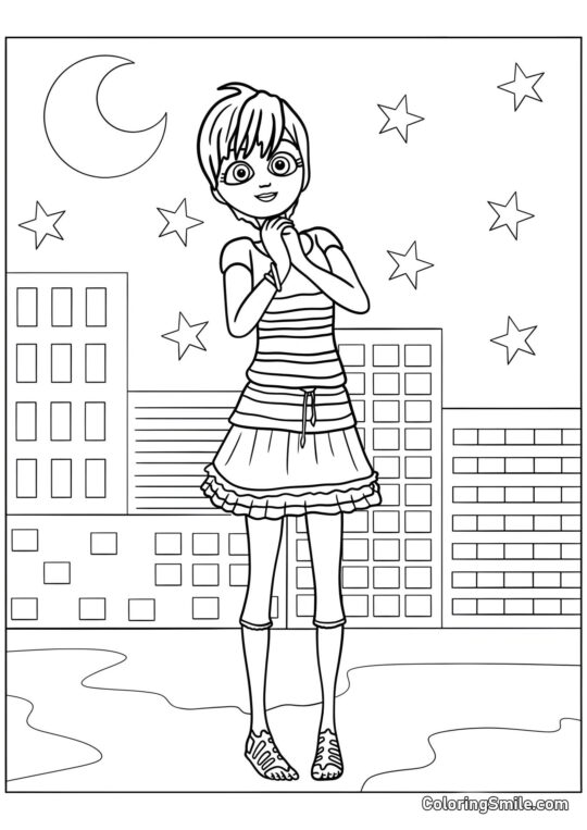 Rose Lavillant Rose Lavillant - Página para Colorir