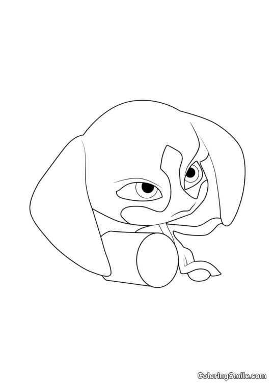 Barkk — Kwami da Adoração Barkk — Kwami da Adoração - Página para Colorir