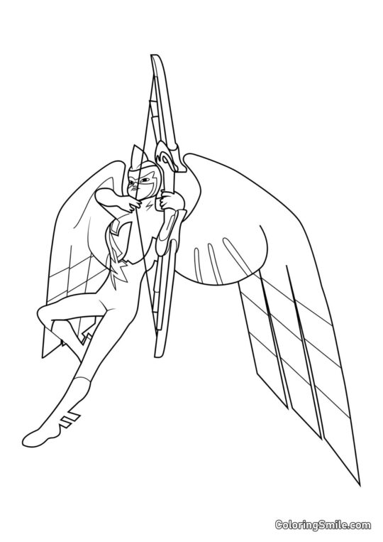 Cupido Sombrio da Joaninha Cupido Sombrio da Joaninha - Página para Colorir