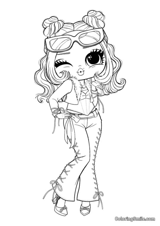 LOL OMG Nascer do Sol LOL OMG Nascer do Sol - Página para Colorir