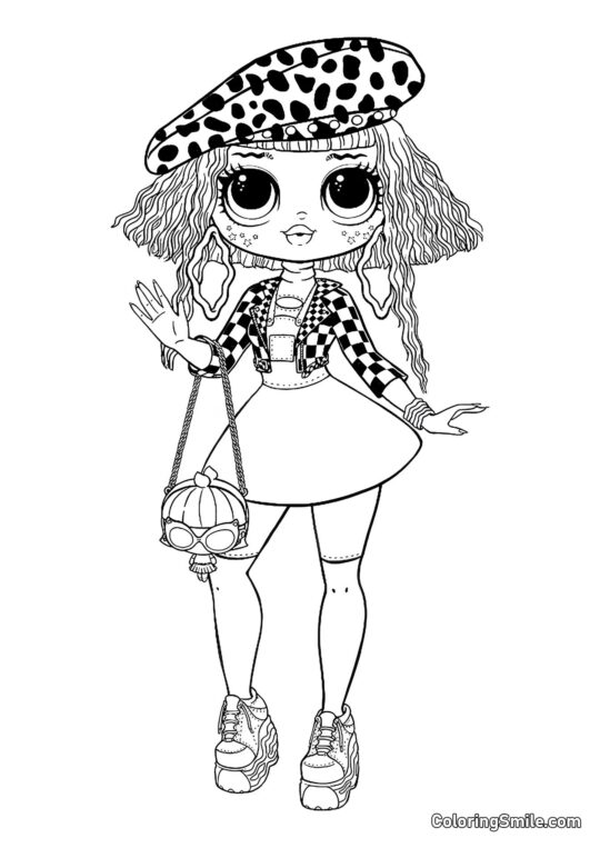LOL OMG Neonlicious LOL OMG Neonlicious - Página para Colorir