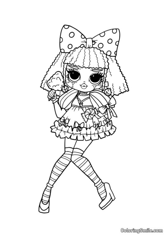 LOL OMG Trixsta LOL OMG Trixsta - Página para Colorir