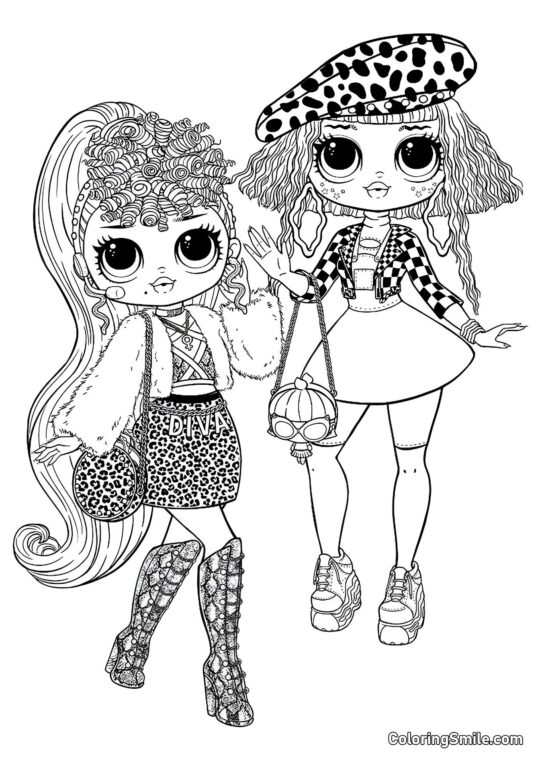 LOL OMG Leões Sociais LOL OMG Leões Sociais - Página para Colorir