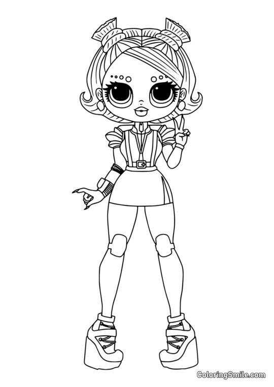 LOL OMG Bebê Stellar LOL OMG Bebê Stellar - Página para Colorir