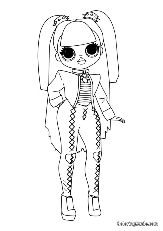 LOL OMG Dança Picante LOL OMG Dança Picante - Página para Colorir