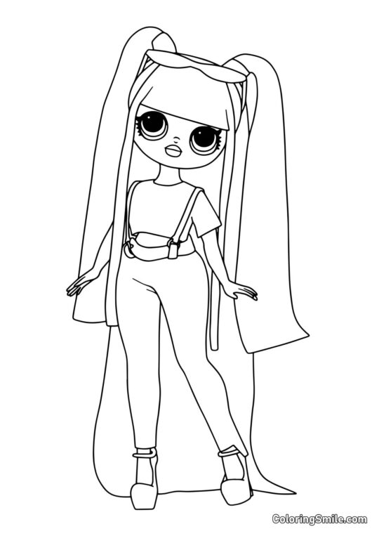 Gatinha K LOL OMG Remix Gatinha K LOL OMG Remix - Página para Colorir