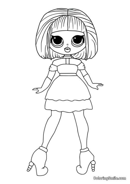 LOL OMG Irmã Mais Velha Açúcar LOL OMG Irmã Mais Velha Açúcar - Página para Colorir