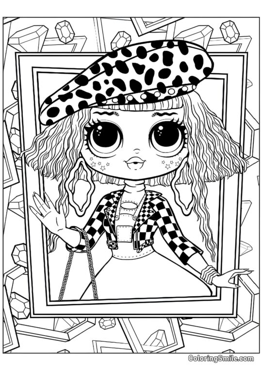 LOL OMG Neonlicious em Moldura LOL OMG Neonlicious em Moldura - Página para Colorir