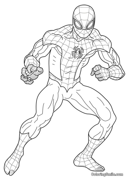 Spider-man - Página para Colorir