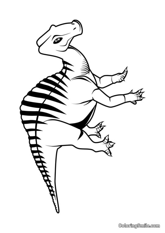 Ouranosaurus Ouranosaurus - Página para Colorir