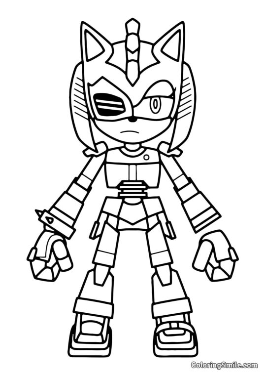 Rosa Enferrujada - Página para Colorir