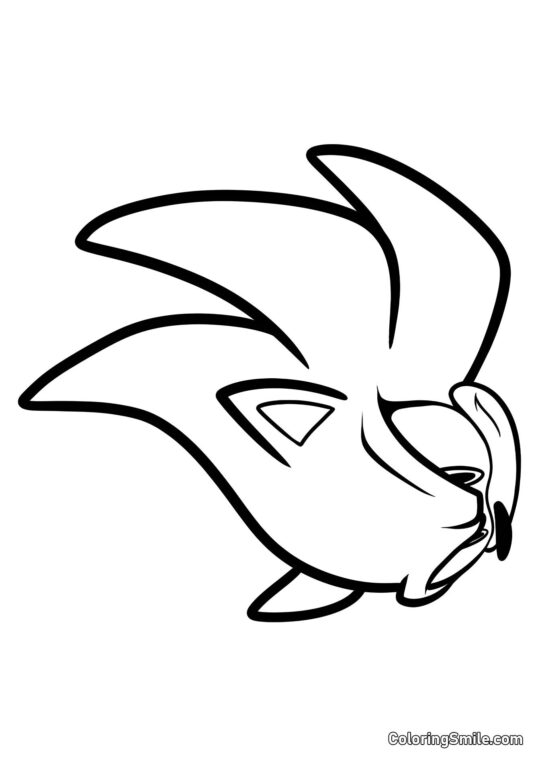 Super Sonic - Página para Colorir