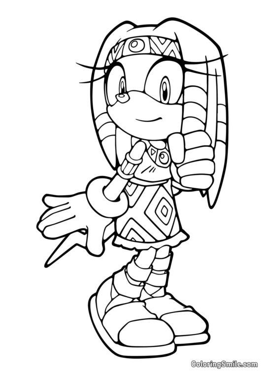 Tikal - Página para Colorir