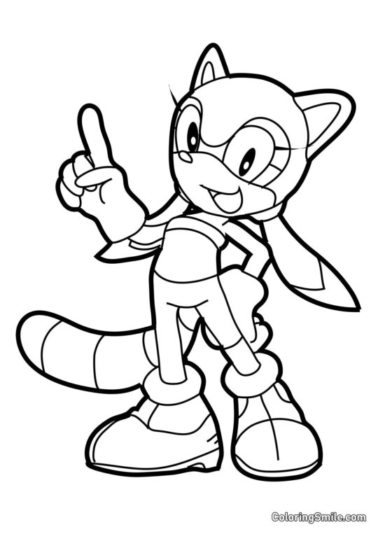 Guaxinim Mayrin - Página para Colorir