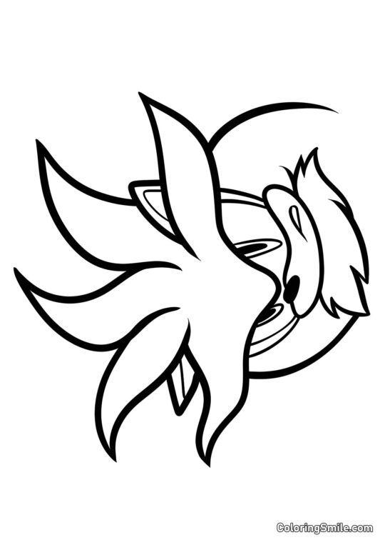 Ouriço Silver - Página para Colorir