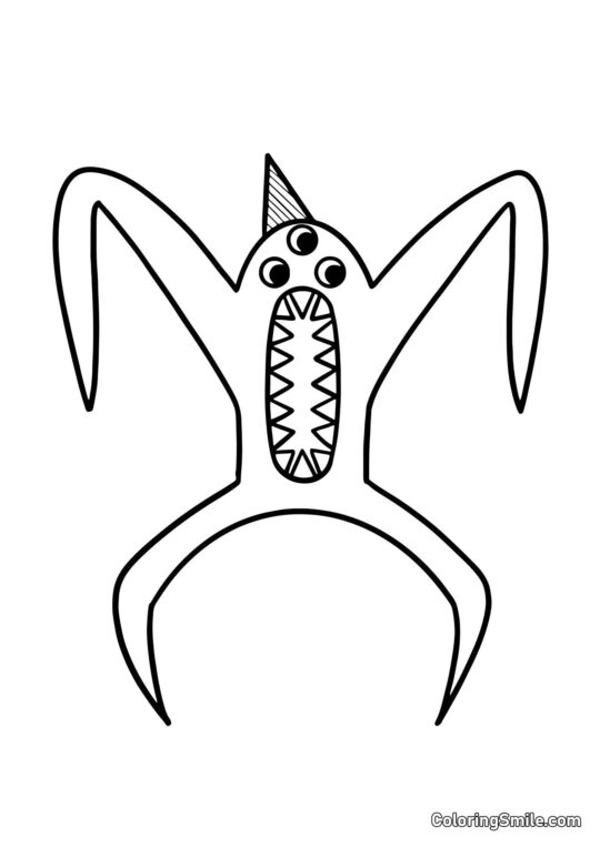 Nabnab do jardim de infância Banban - Página para Colorir