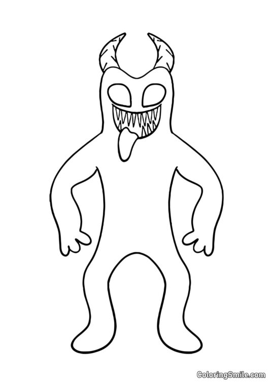 Banban maligno - Página para Colorir