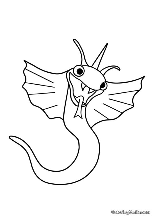 Steve silencioso do jardim de infância Banban - Página para Colorir