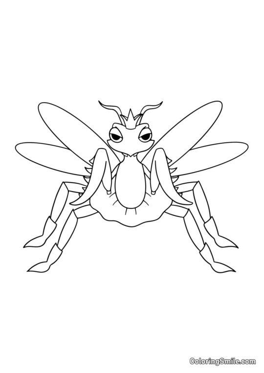 Miss Luna do jardim de infância Banban - Página para Colorir