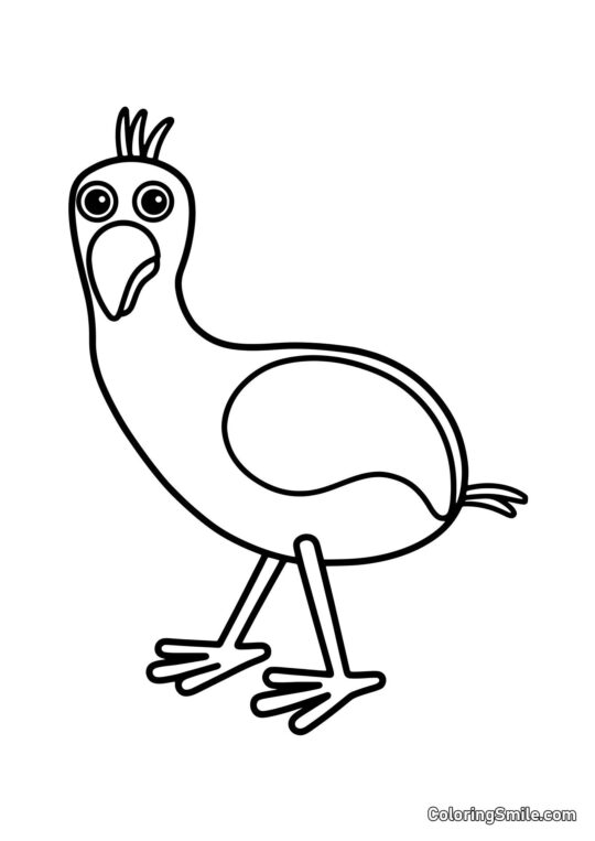 Opila agressiva do jardim de infância Banban - Página para Colorir