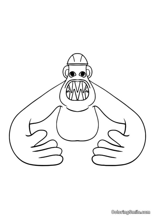 Hanky Jake do jardim de infância Banban - Página para Colorir