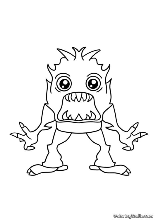 Caçador Tim do jardim de infância Banban - Página para Colorir