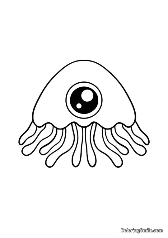 Kawaii Stinger Flynn do jardim de infância Banban - Página para Colorir