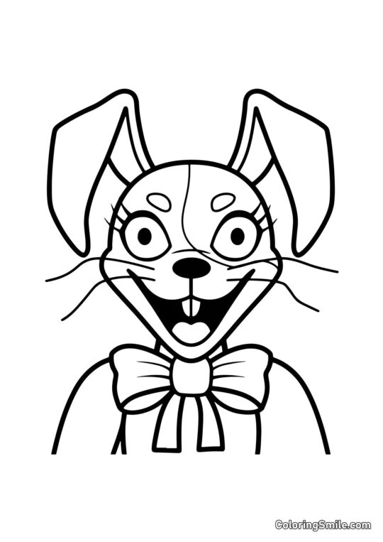 Vanessa (Vanny) de FNAF 9 Security Breach - Página para Colorir