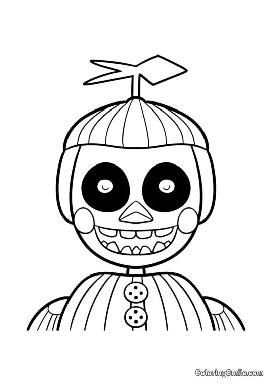 Garoto Balão Phantom - Página para Colorir