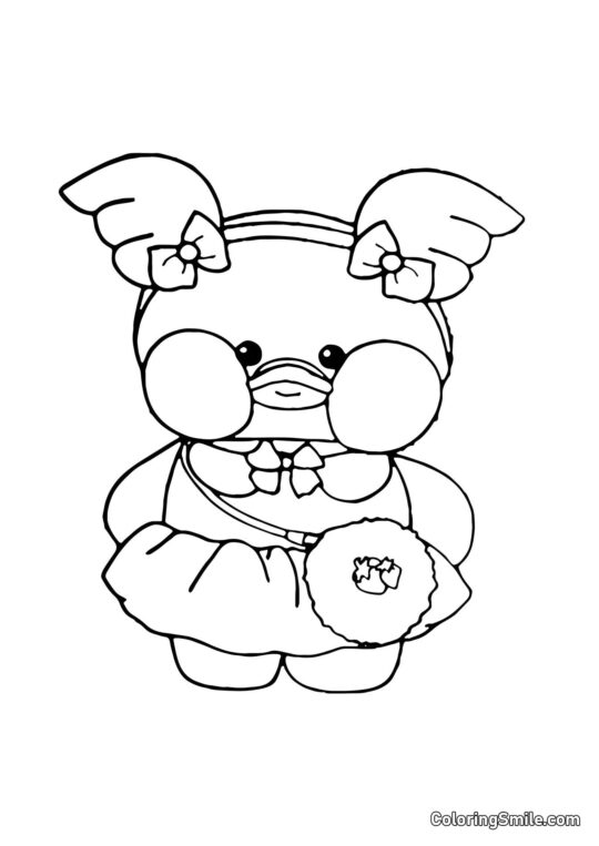 Lalafanfan anjinho - Página para Colorir