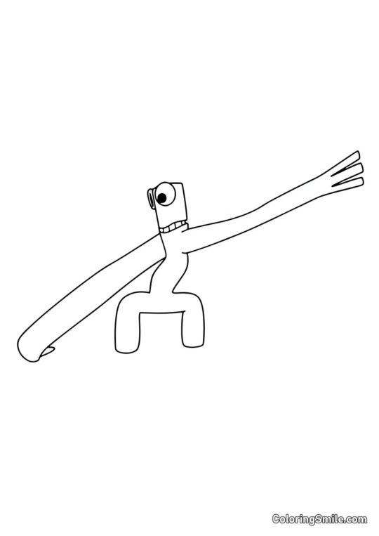 Verde estica - Página para Colorir