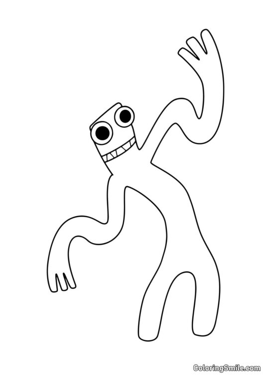 Verde confuso - Página para Colorir