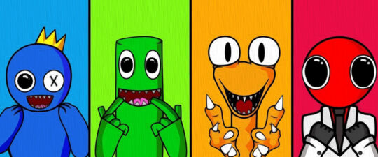 Desenhos dos Amigos Arco-Íris para Colorir