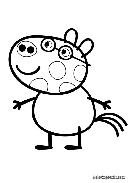 Pedro Pônei - Página para Colorir