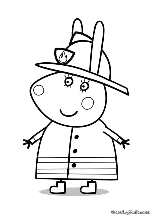 Mamãe Coelha - Página para Colorir